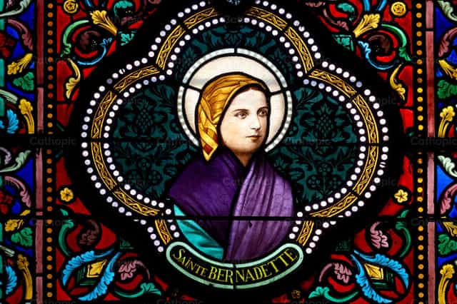 Santa Bernadete Soubirous - Imagens católicas de stock - Foto de Joan Sutter