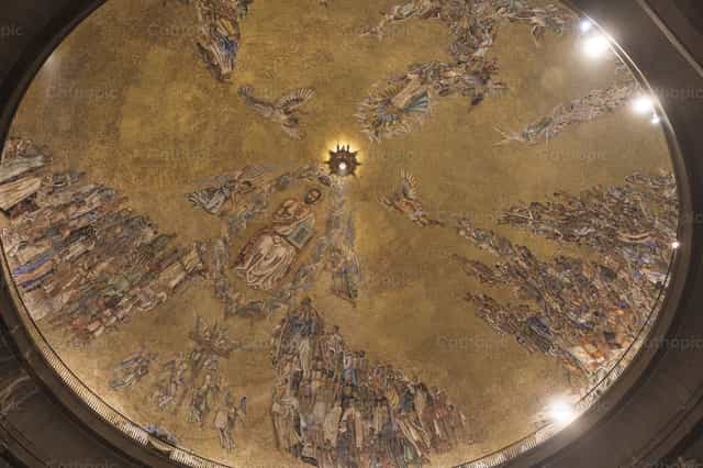 Bóveda celeste mosaico - Banco de imágenes católicas