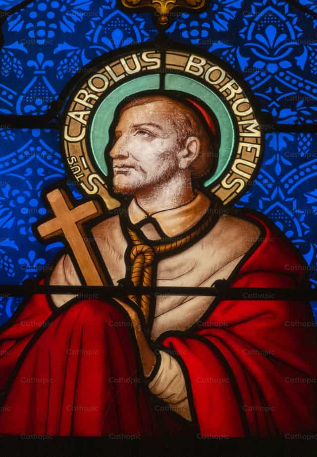 San Carlos Borromeo - Mga Catholic stock image - Larawan ni Joan Sutter