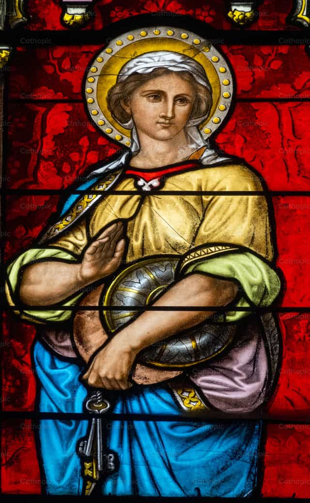 Saint Martha of Bethany - Catholic stock images - Photo by Joan Sutter