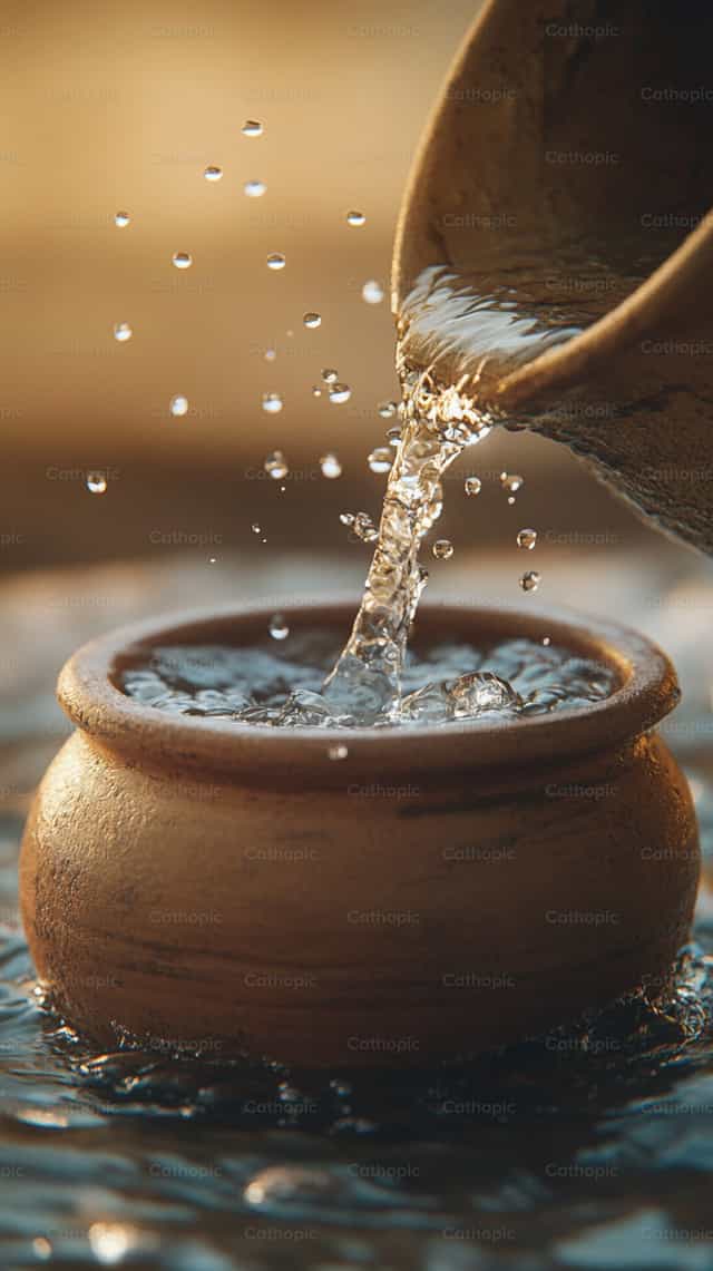 Agua viva - Mga Catholic stock image - Larawan ni Carolina BR