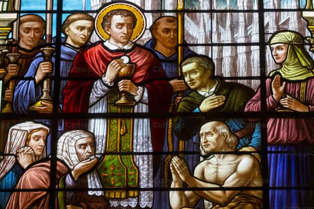 San Carlos Borromeo - Mga Catholic stock image - Larawan ni Joan Sutter