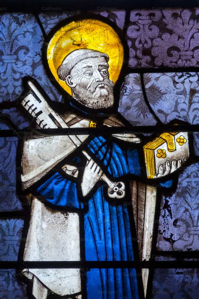 São Pedro, o apóstolo, com as chaves da Igreja - Imagens católicas de stock - Foto de Joan Sutter