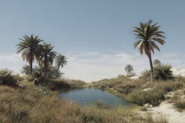 Oasi nel deserto: Sorgente di vita - Immagini stock cattoliche - Foto di Diócesis de Córdoba