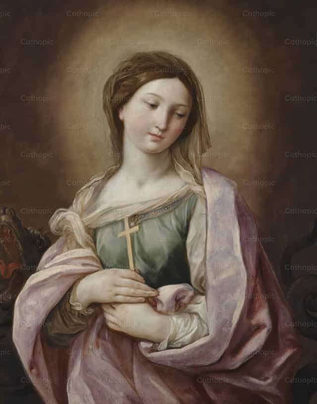 안티오키아의 성 마르가리타 - 가톨릭 스톡 이미지 - 사진 제공 Restored Christian Art