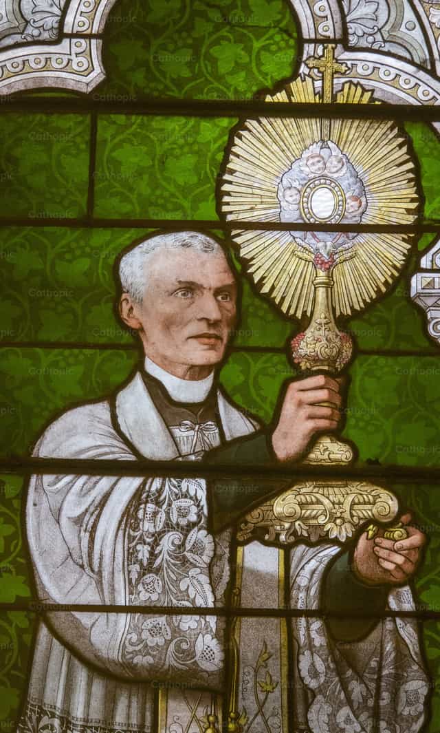 Saint Pierre Julien Eymard - Catholic stock images - Photo by Joan Sutter