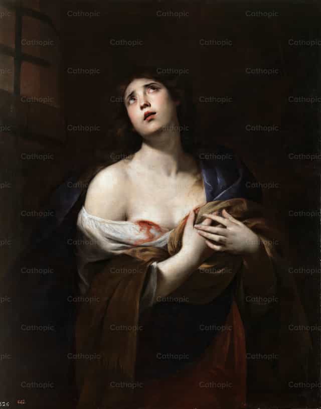 성 아가타 - 가톨릭 스톡 이미지 - 사진 제공 Restored Christian Art