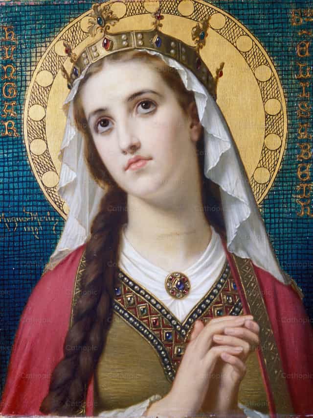 Santa Elisabet ng Hungary - Mga Catholic stock image - Larawan ni Restored Christian Art