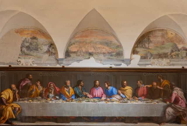 Última Ceia de Jesus Cristo - Imagens católicas de stock - Foto de Pierluigi Palazzi