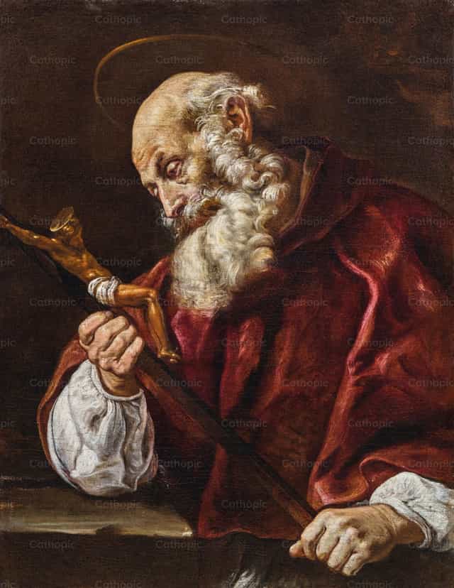 성 예로니모 - 가톨릭 스톡 이미지 - 사진 제공 Restored Christian Art