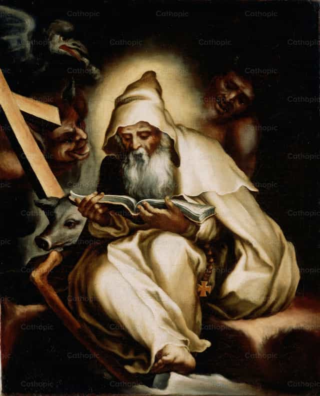 圣安当的受诱惑 - 天主教图库图片 - 摄影： Restored Christian Art