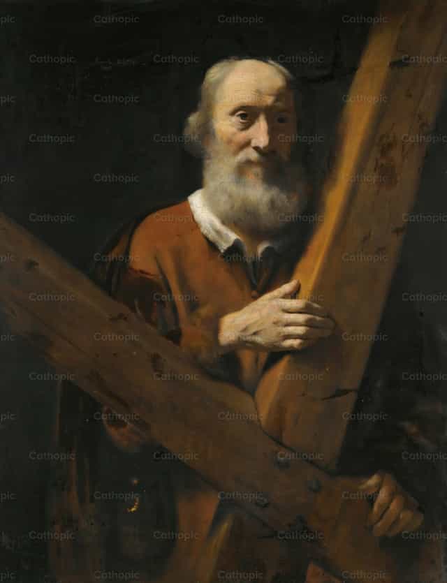 성 안드레아 - 가톨릭 스톡 이미지 - 사진 제공 Restored Christian Art