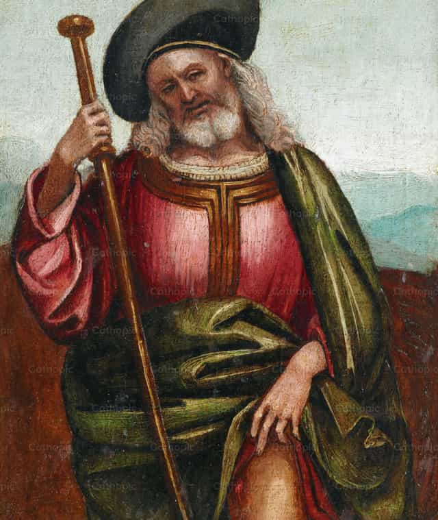 San Roque - Mga Catholic stock image - Larawan ni Restored Christian Art