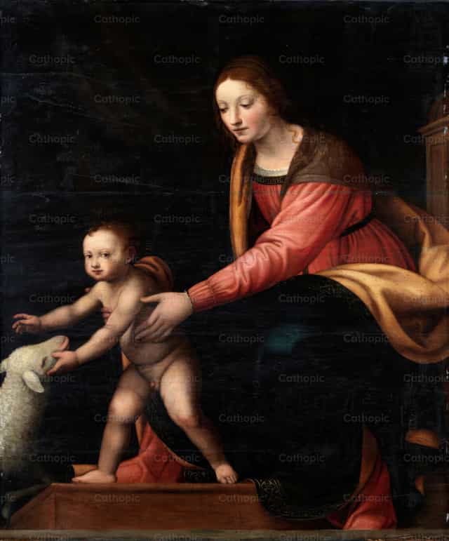 圣母与圣婴 - 天主教图库图片 - 摄影： Restored Christian Art