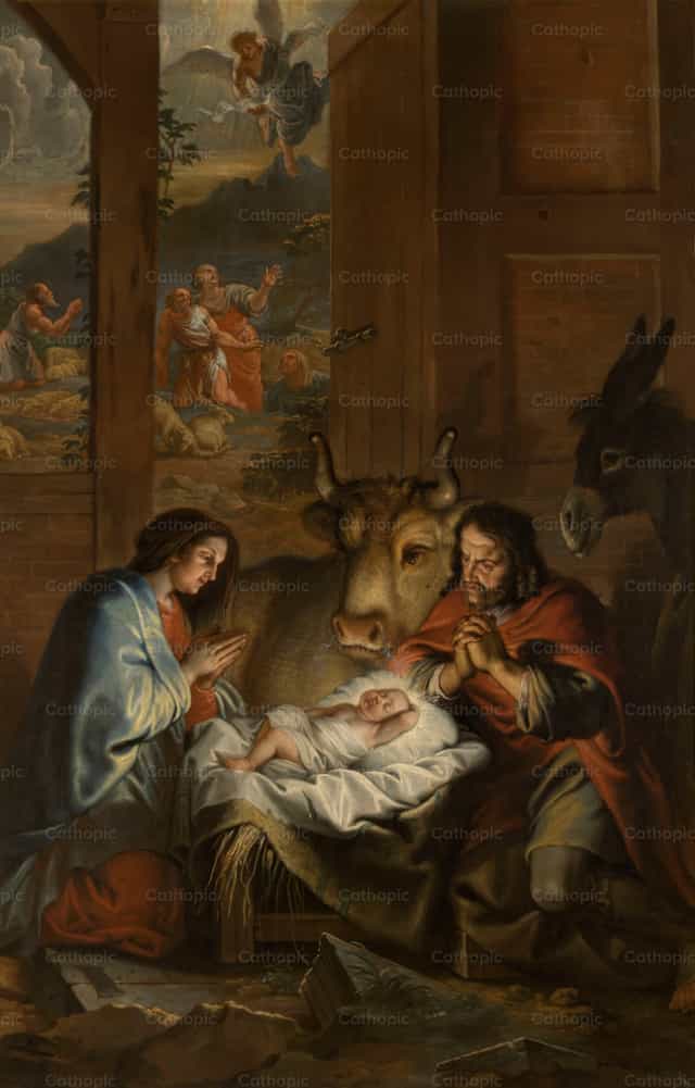 Ang Kapanganakan - Mga Catholic stock image - Larawan ni Restored Christian Art
