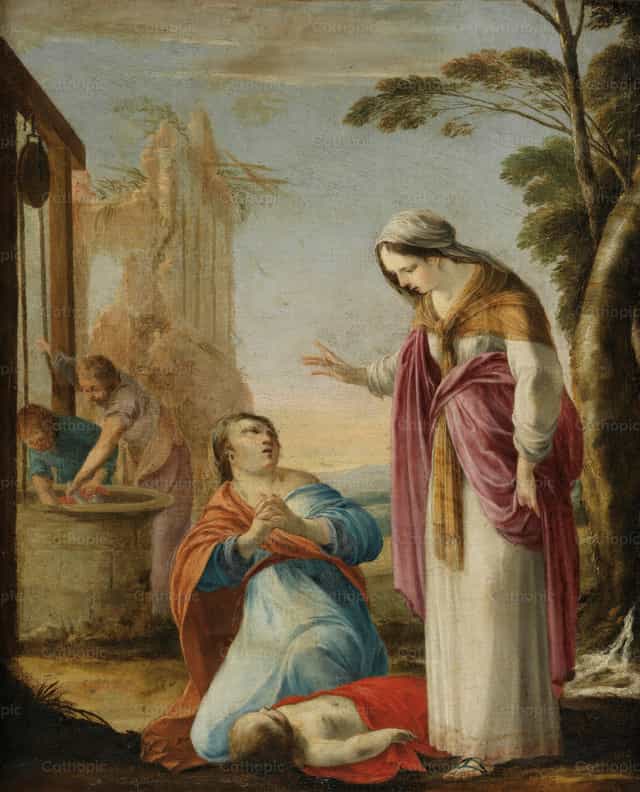 El milagro de Santa Isabel de Hungría - Banco de imágenes católicas - Fotografía por Restored Christian Art