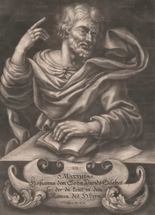 S. Matias - Mga Catholic stock image - Larawan ni Restored Christian Art