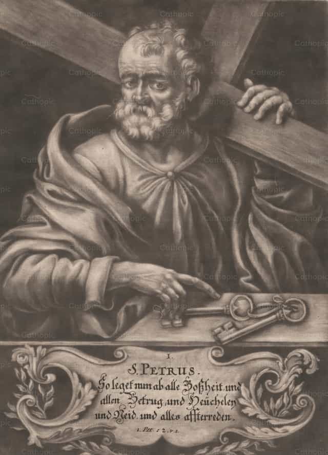 S. Petrus - Mga Catholic stock image - Larawan ni Restored Christian Art