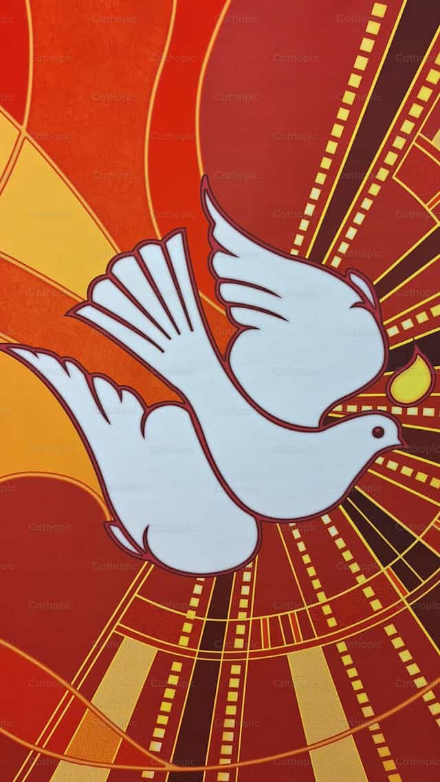 Banal na Espiritu - Mga Catholic stock image