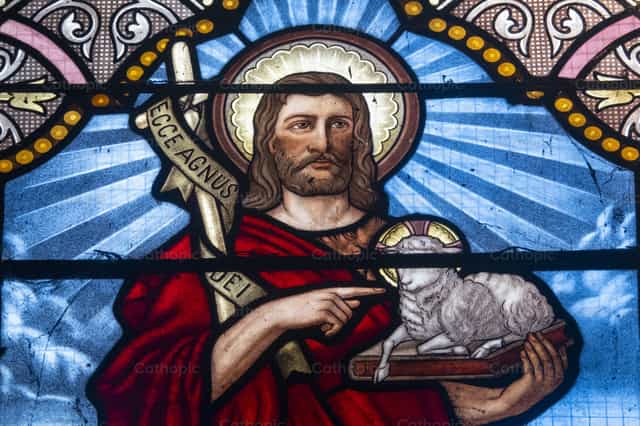 Jesús representado como Cordero de Dios - Banco de imágenes católicas - Fotografía por Joan Sutter