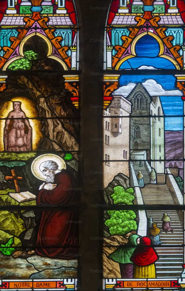 Our Lady of Rocamadour - Mga Catholic stock image - Larawan ni Joan Sutter