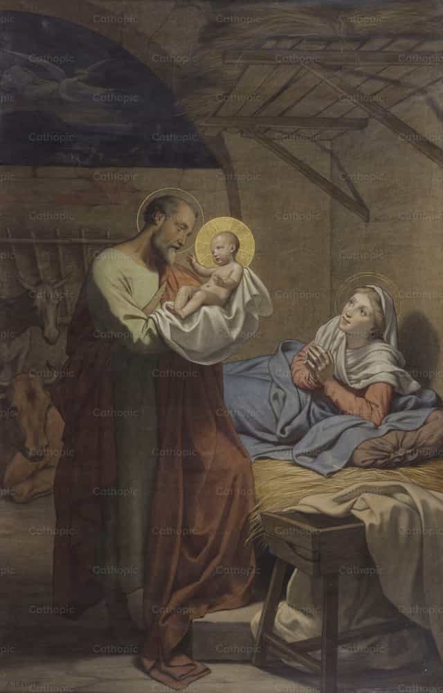 성가정 - 가톨릭 스톡 이미지 - 사진 제공 Restored Christian Art