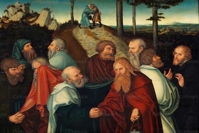 Az apostolok búcsúzása - Katolikus stockképek - Fotó: Restored Christian Art