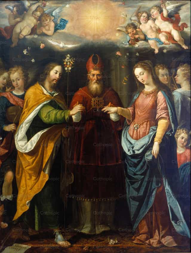 Los esponsales de la Virgen - Banco de imágenes católicas