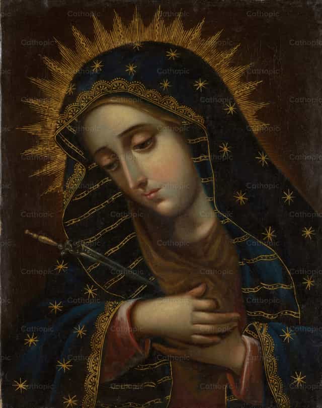 La Virgen de los Dolores - Banco de imágenes católicas