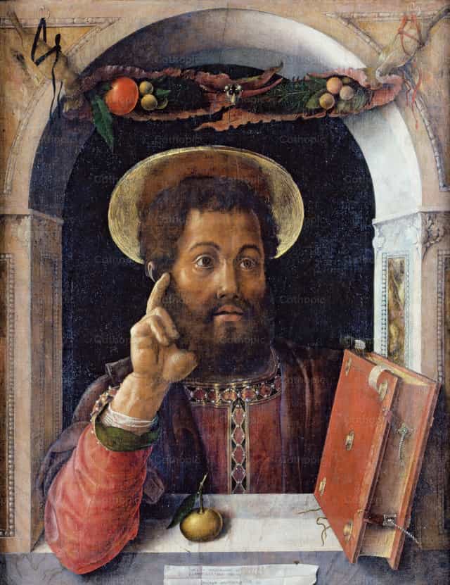São Marcos Evangelista - Imagens católicas de stock