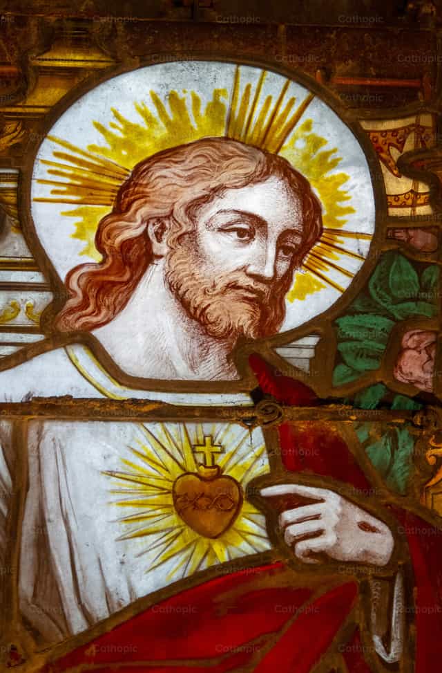 Sacred Heart of Jesus - Catholic stock images - Photo by Joan Sutter
