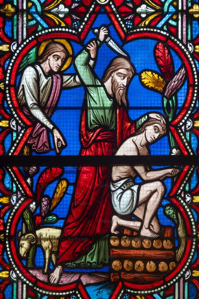 El sacrificio de Abraham - Banco de imágenes católicas - Fotografía por Joan Sutter
