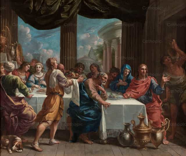 Las bodas de Caná - Banco de imágenes católicas
