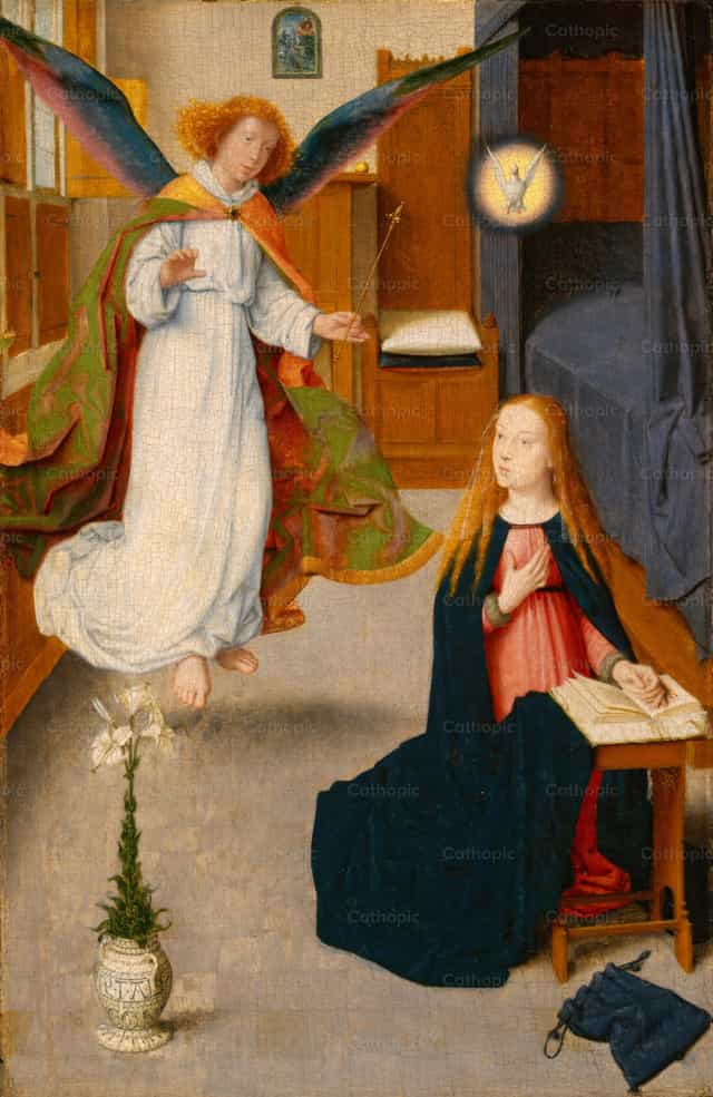 L’Annonciation - Images catholiques de stock - Photo de Restored Christian Art