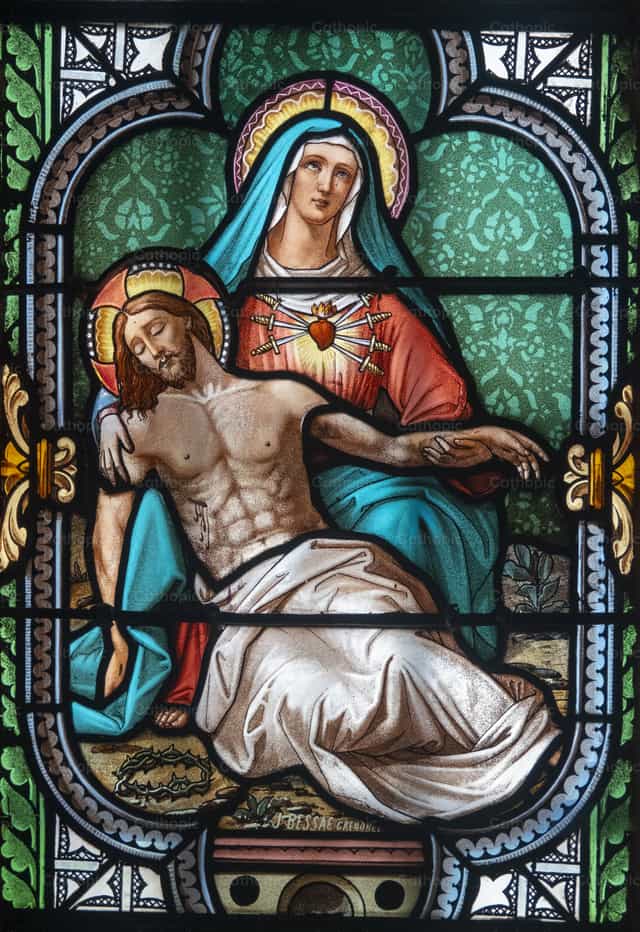 Madonna of Seven Sorrows - Catholic stock images - Photo by Joan Sutter