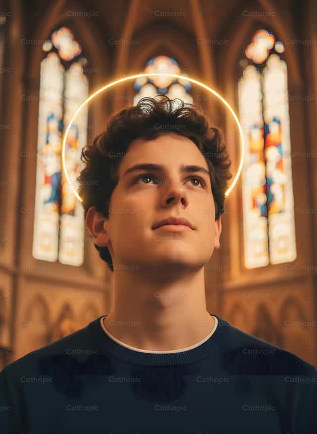Święty Karol Acutis - Katolickie zdjęcia stockowe - Zdjęcie: God Designer