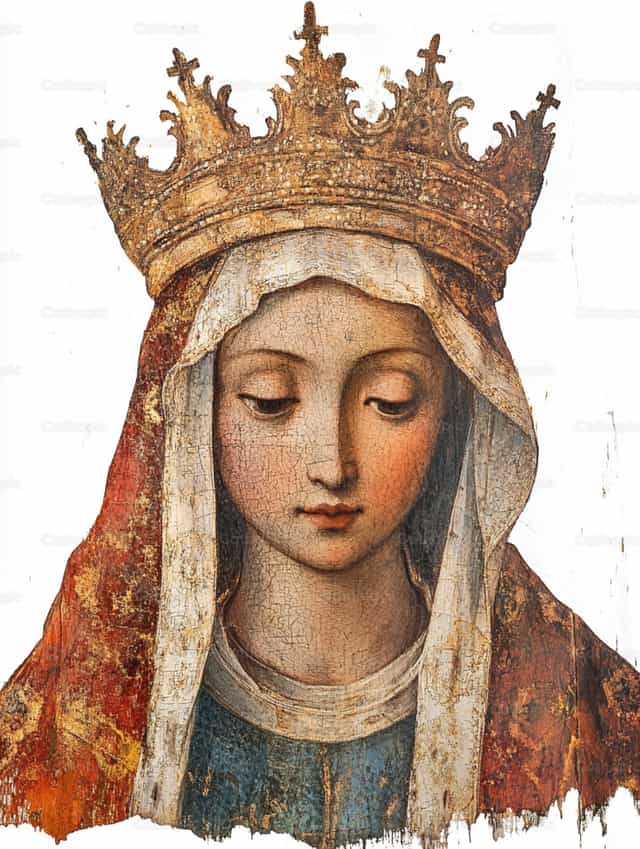 Maria Rainha - Imagens católicas de stock - Foto de Carolina BR