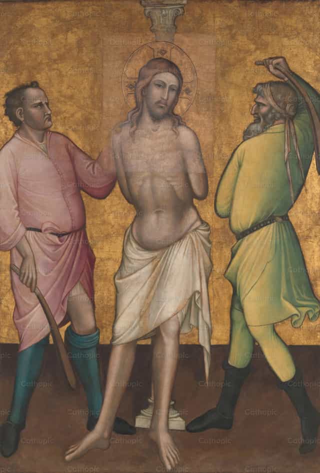 De geseling van Christus - Katholieke stockfoto's