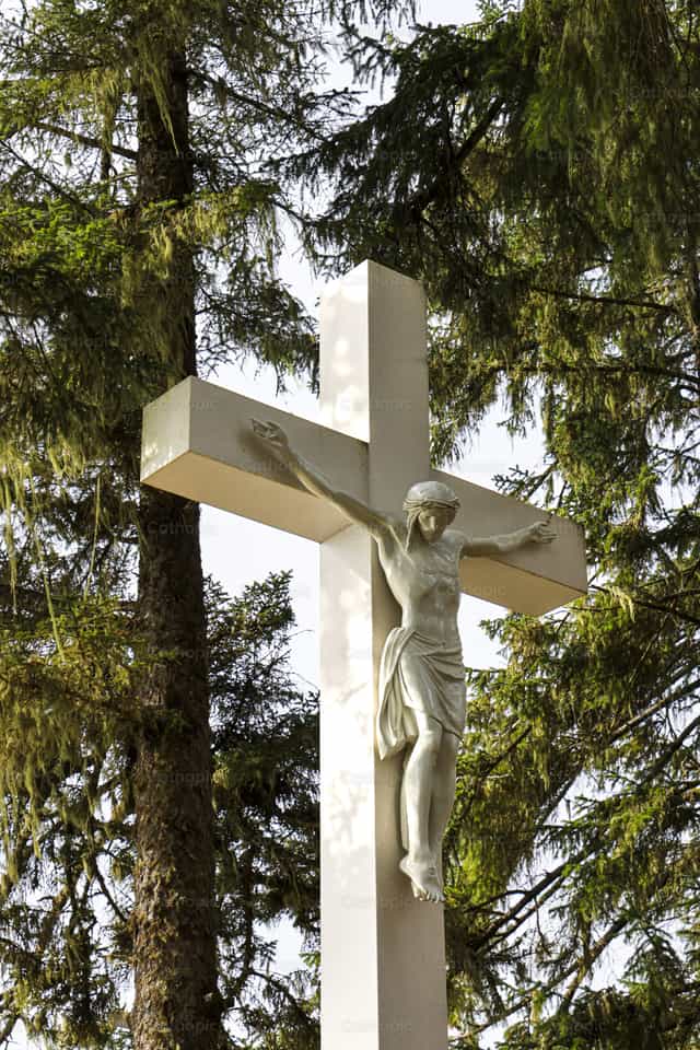 Jesus – Wallfahrtsstätte der hl. Thérèse von Lisieux, Alaska - Katholische Stockfotos