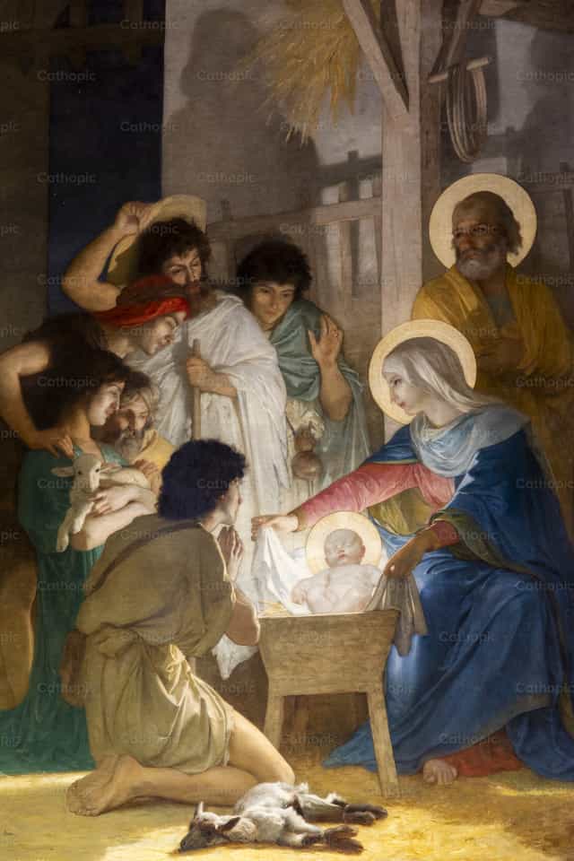 Christmas Nativity Scene - Catholic stock images - Photo by Joan Sutter