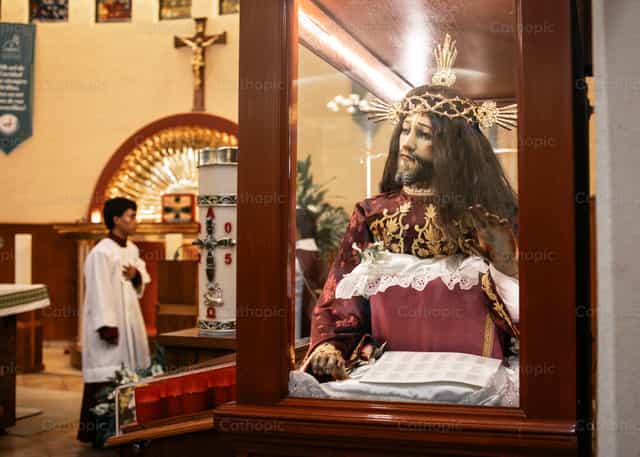 Senhor das Maravilhas - Imagens católicas de stock