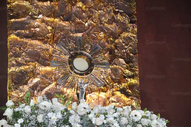 Santissimo Sacramento - Immagini stock cattoliche
