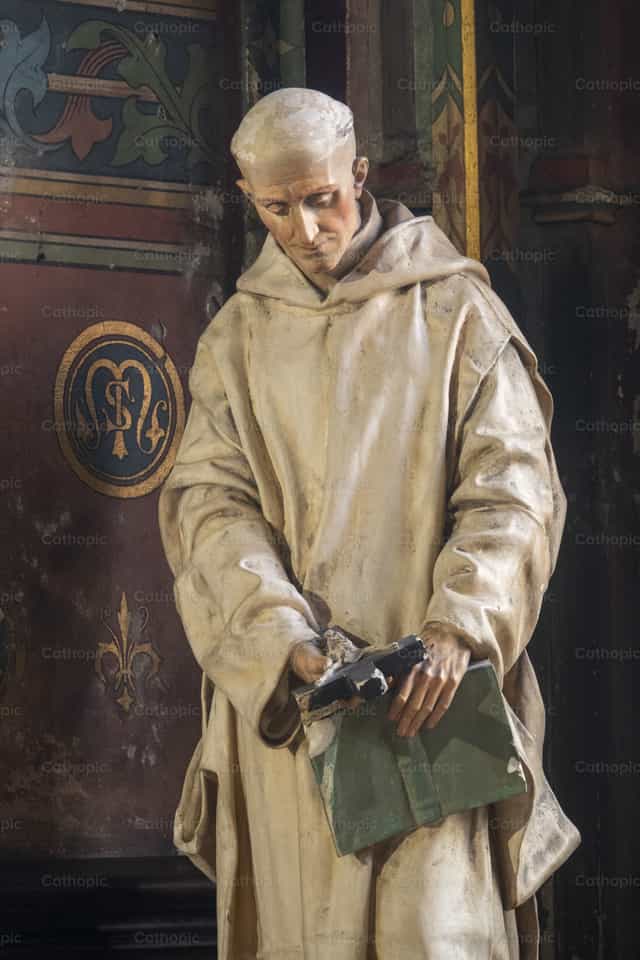 San Bruno, tagapagtatag ng Orden ng mga Kartusyan - Mga Catholic stock image - Larawan ni Joan Sutter