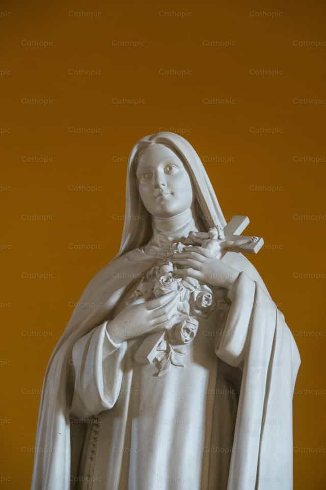 Heilige Theresia van Lisieux - Katholieke stockfoto's - Foto door Joan Sutter