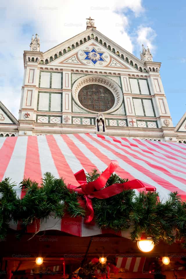Mercados navideños en Florencia - Banco de imágenes católicas - Fotografía por Antonio Gravante