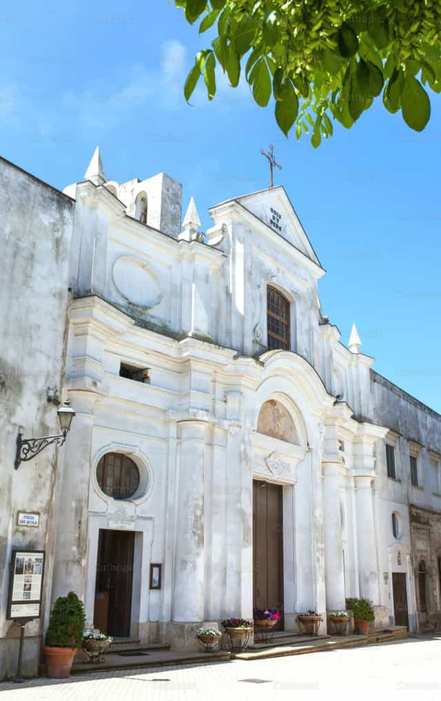 Iglesia de San Miguel, Anacapri - Banco de imágenes católicas - Fotografía por Antonio Gravante