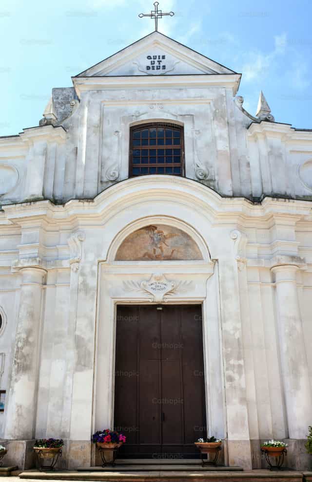 Igreja de São Miguel, Anacapri - Imagens católicas de stock