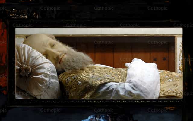 Heilige Franciscus van Sales - Katholieke stockfoto's - Foto door Joan Sutter