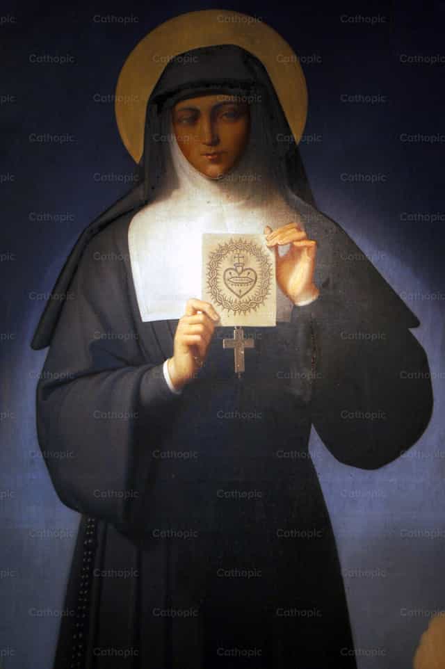 Szent Margit Mária Alacoque - Katolikus stockképek - Fotó: Joan Sutter