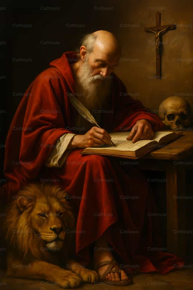 Święty Hieronim - Katolickie zdjęcia stockowe - Zdjęcie: Carlos Daniel